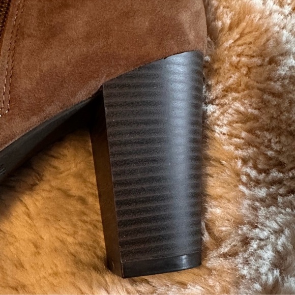 Cole Haan Brown Suede Ankle Boots Size 10 - Picture 6 of 8